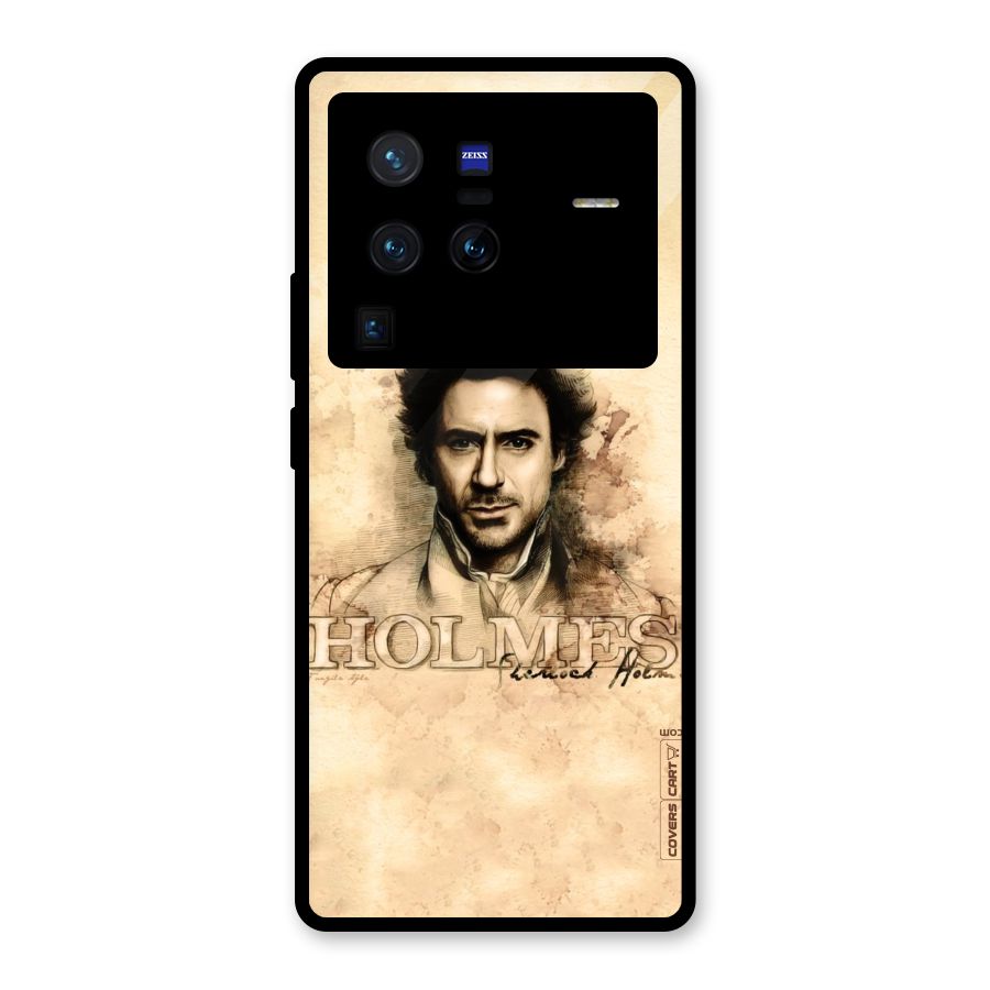 Sherlock Holmes Fan Art Glass Back Case for Vivo X80 Pro