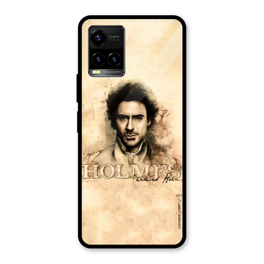 Sherlock Holmes Fan Art Glass Back Case for Vivo Y21A