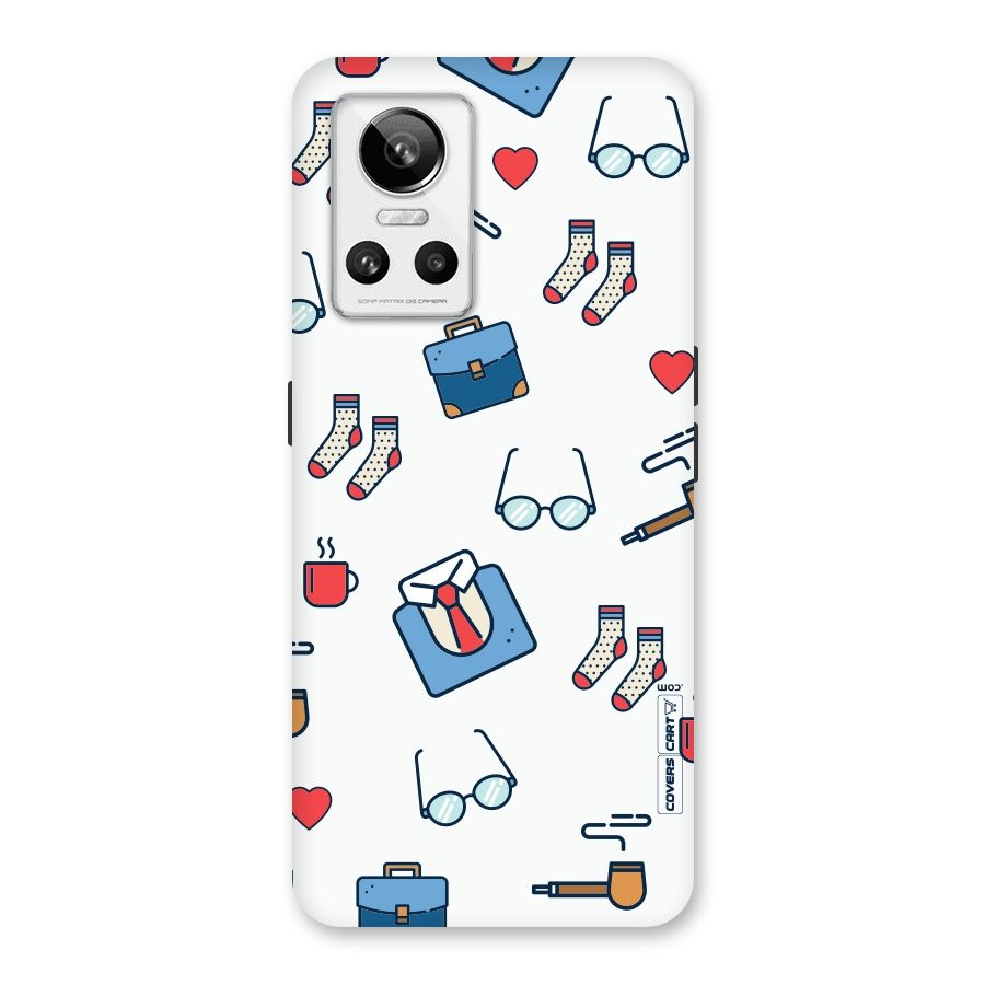 Shirt Spectacles Pattern Back Case for Realme GT Neo 3