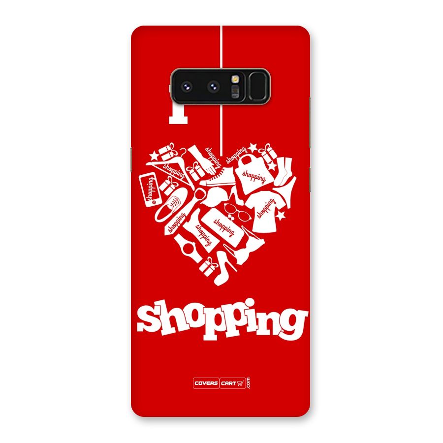 Shopaholic Shopping Love Back Case for Galaxy Note 8