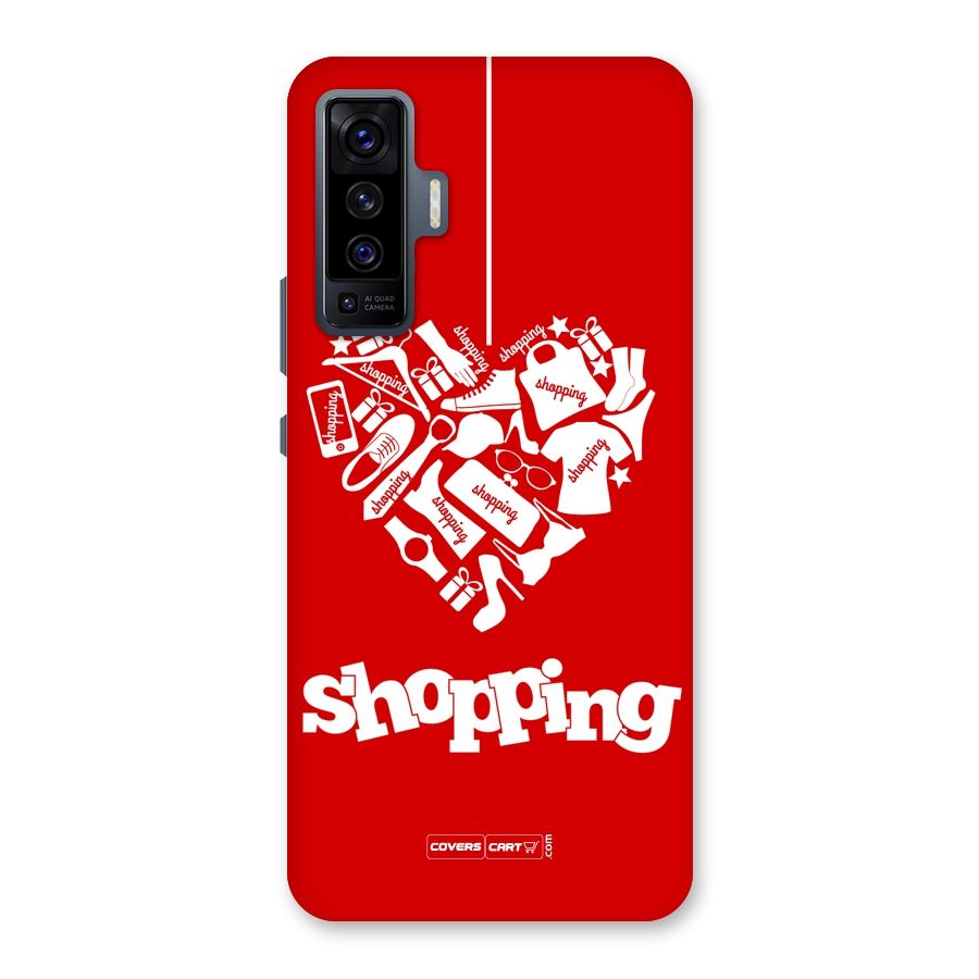 Shopaholic Shopping Love Back Case for Vivo X50