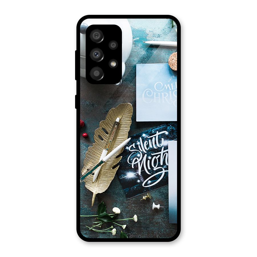 Silent Night Celebrations Glass Back Case for Galaxy A32
