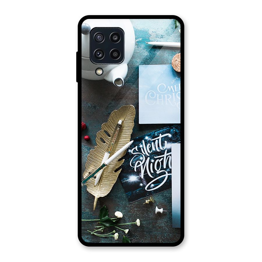 Silent Night Celebrations Glass Back Case for Galaxy M32