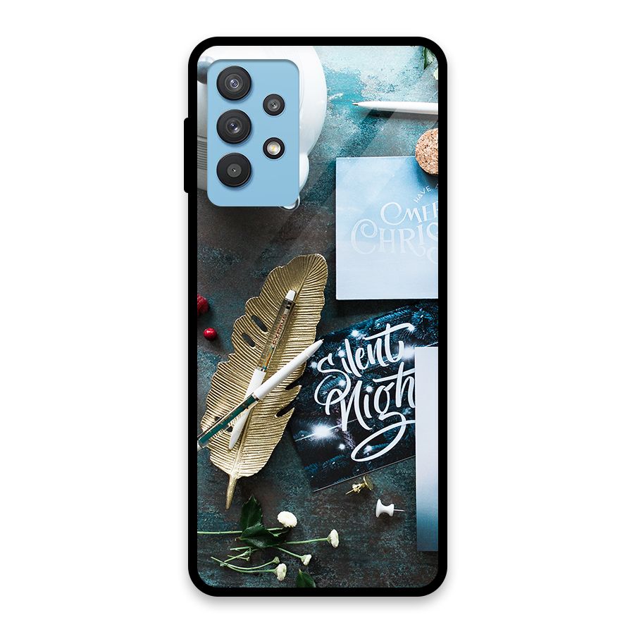 Silent Night Celebrations Glass Back Case for Galaxy M32 5G