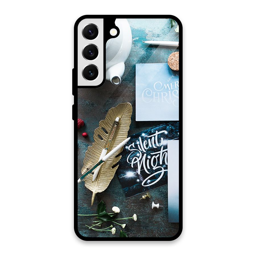 Silent Night Celebrations Glass Back Case for Galaxy S22 Plus 5G