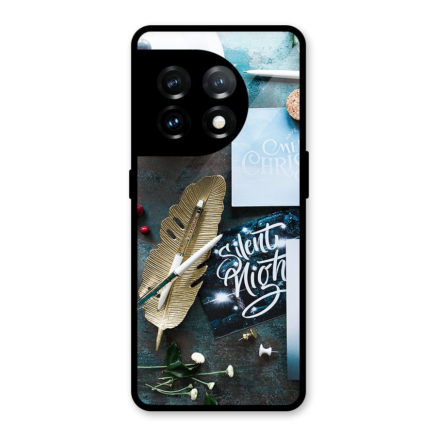 Silent Night Celebrations Glass Back Case for OnePlus 11