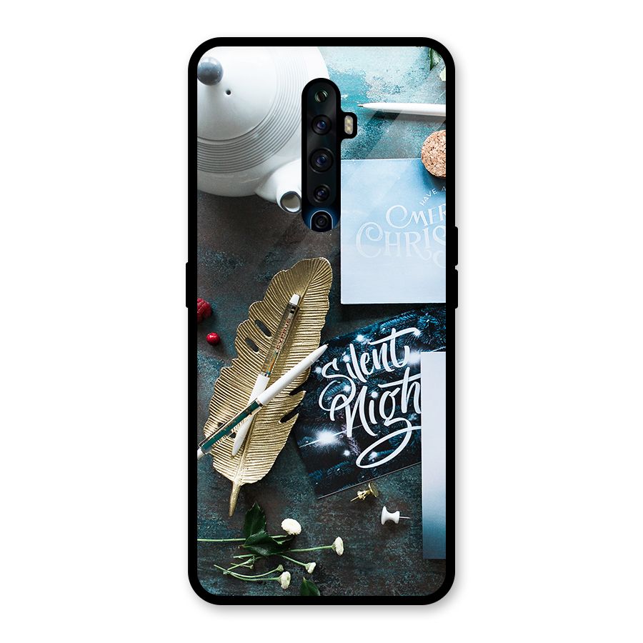 Silent Night Celebrations Glass Back Case for Oppo Reno2 Z