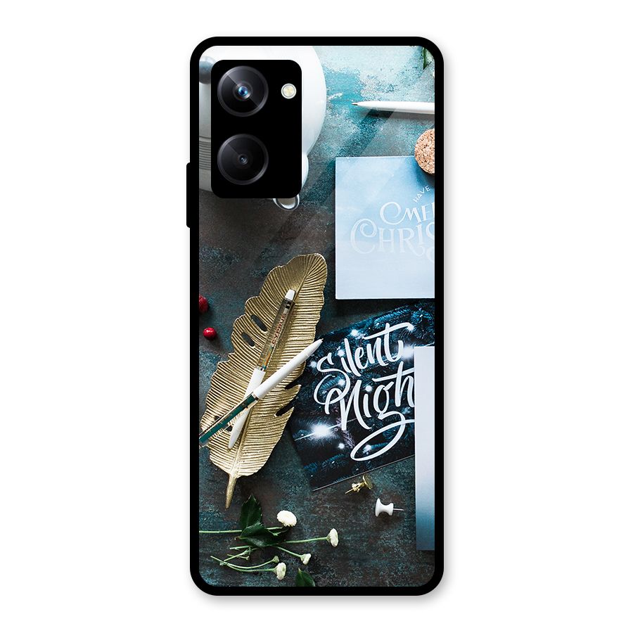 Silent Night Celebrations Glass Back Case for Realme 10 Pro