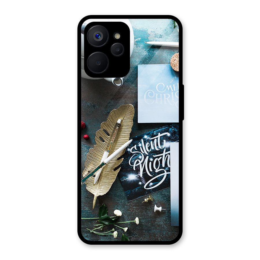 Silent Night Celebrations Glass Back Case for Realme 9i 5G