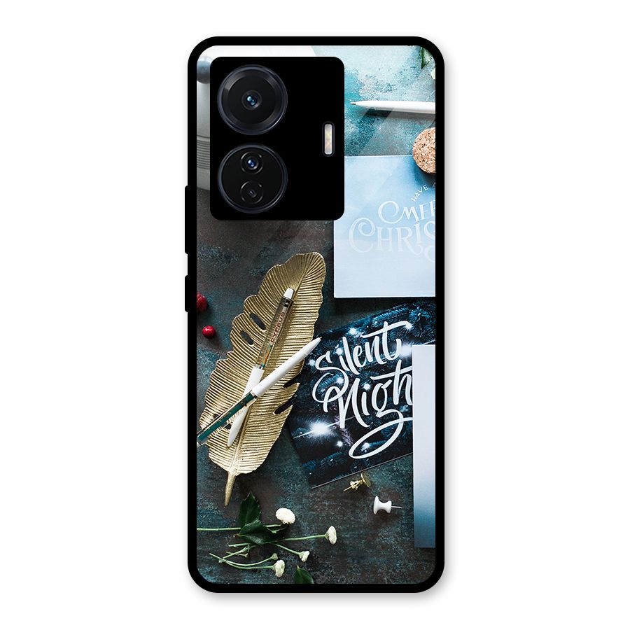 Silent Night Celebrations Glass Back Case for Vivo T1 Pro