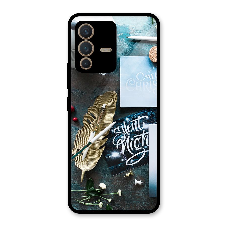 Silent Night Celebrations Glass Back Case for Vivo V23 5G