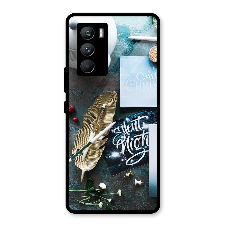 Silent Night Celebrations Glass Back Case for Vivo iQOO 9 SE