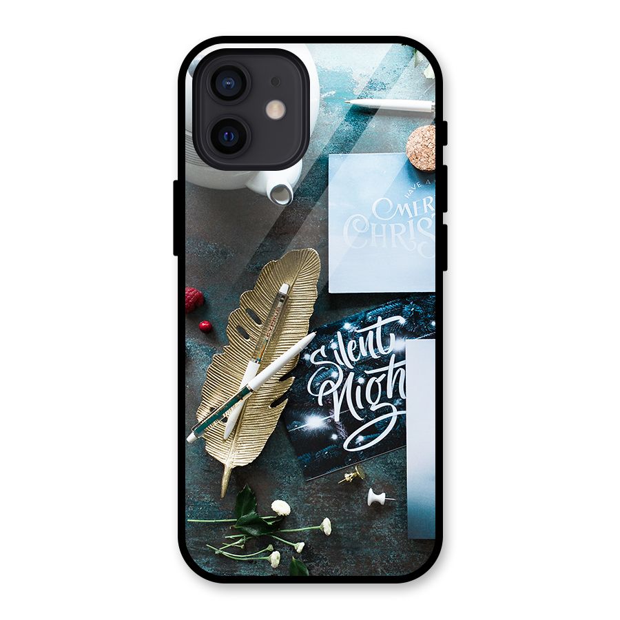 Silent Night Celebrations Glass Back Case for iPhone 12