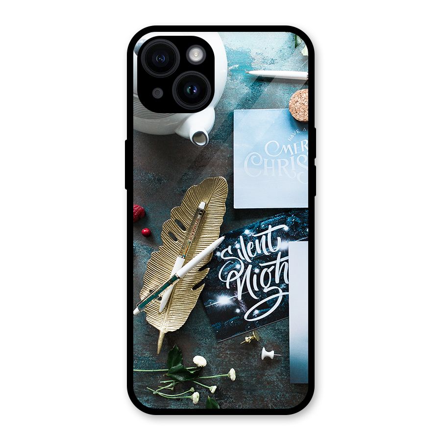 Silent Night Celebrations Glass Back Case for iPhone 14
