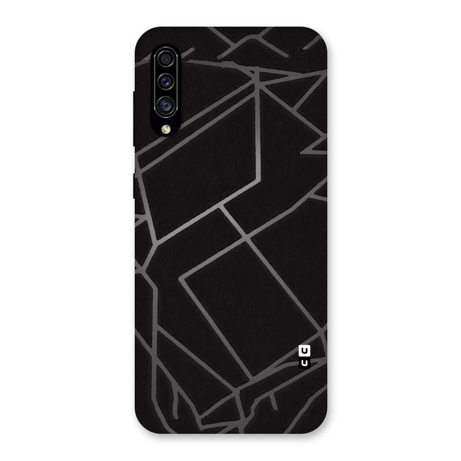 Silver Angle Design Back Case for Galaxy A30s