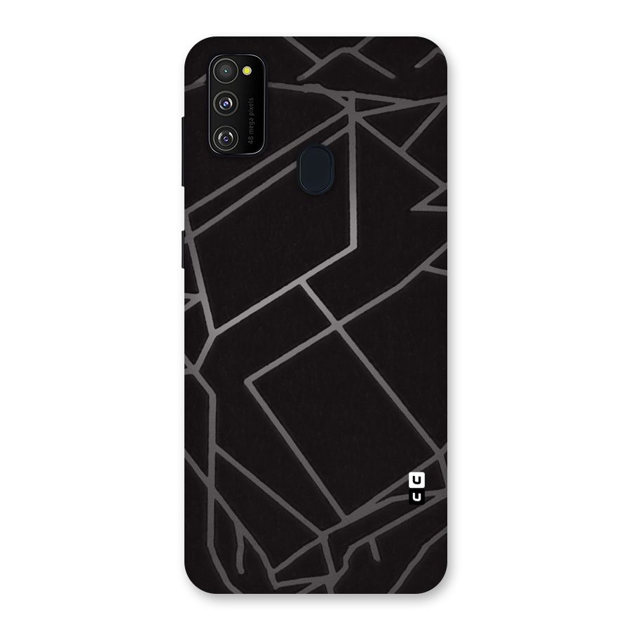 Silver Angle Design Back Case for Galaxy M30s