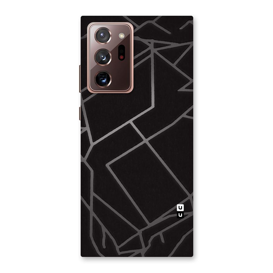 Silver Angle Design Back Case for Galaxy Note 20 Ultra