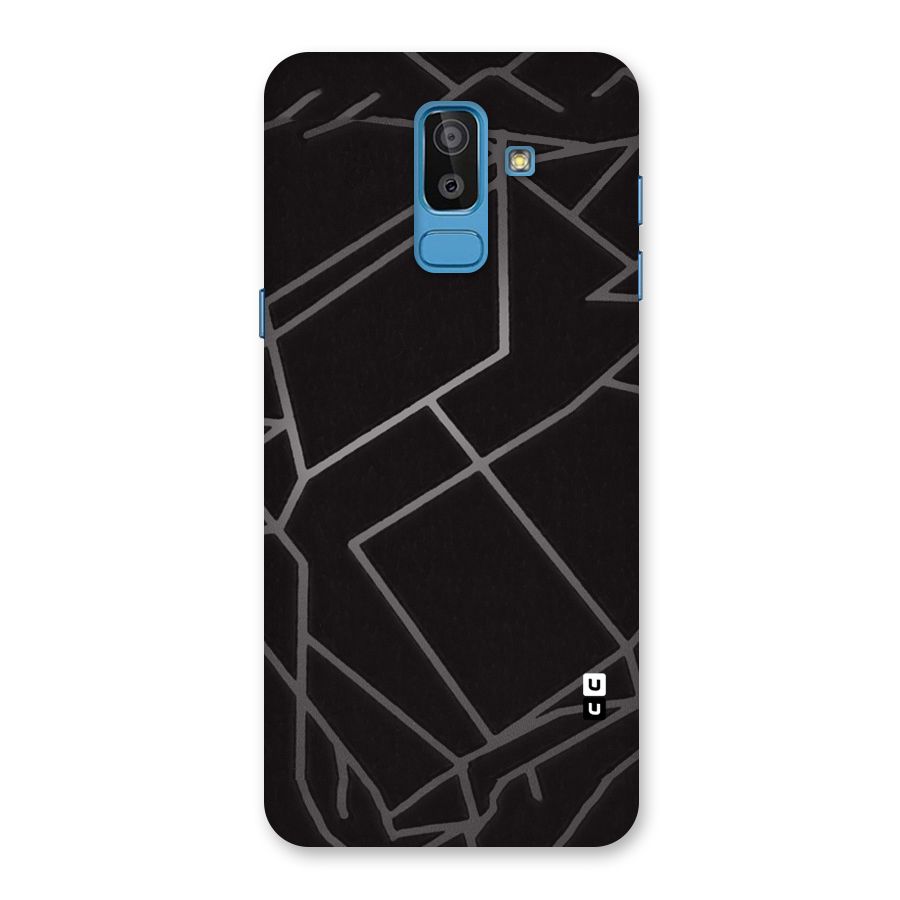 Silver Angle Design Back Case for Galaxy On8 (2018)