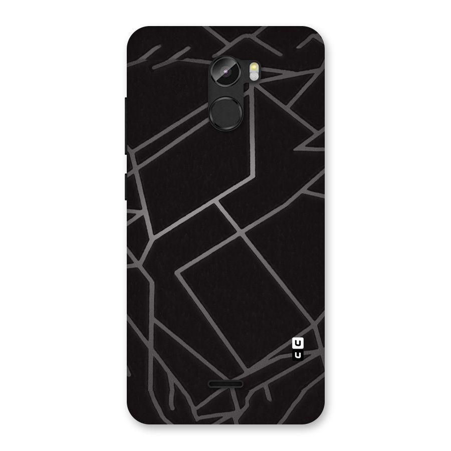 Silver Angle Design Back Case for Gionee X1
