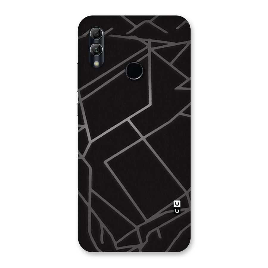 Silver Angle Design Back Case for Honor 10 Lite