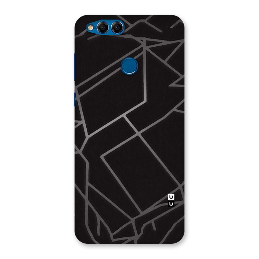 Silver Angle Design Back Case for Honor 7X