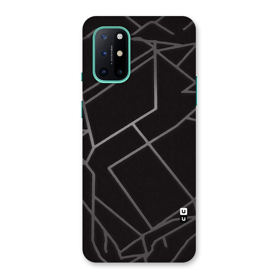 Silver Angle Design Back Case for OnePlus 8T