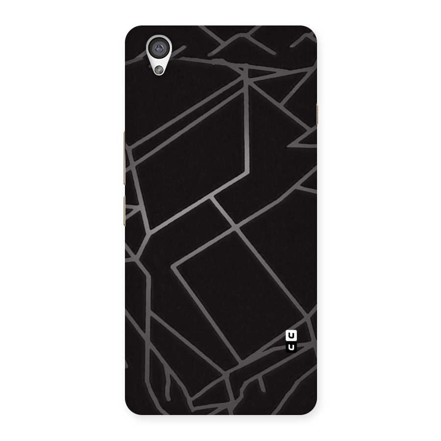 Silver Angle Design Back Case for OnePlus X