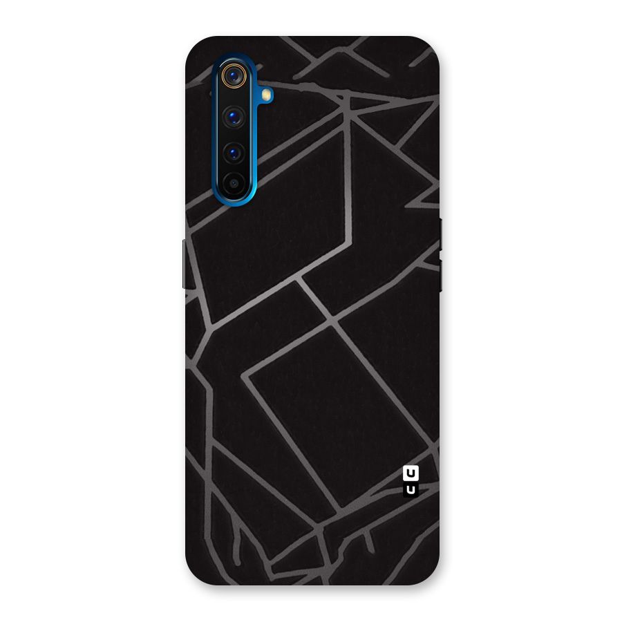 Silver Angle Design Back Case for Realme 6 Pro