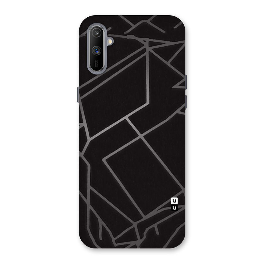 Silver Angle Design Back Case for Realme C3