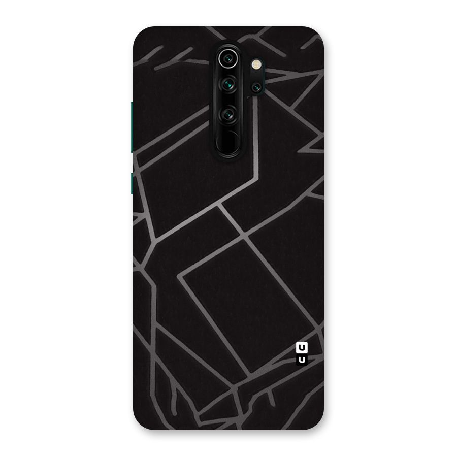 Silver Angle Design Back Case for Redmi Note 8 Pro