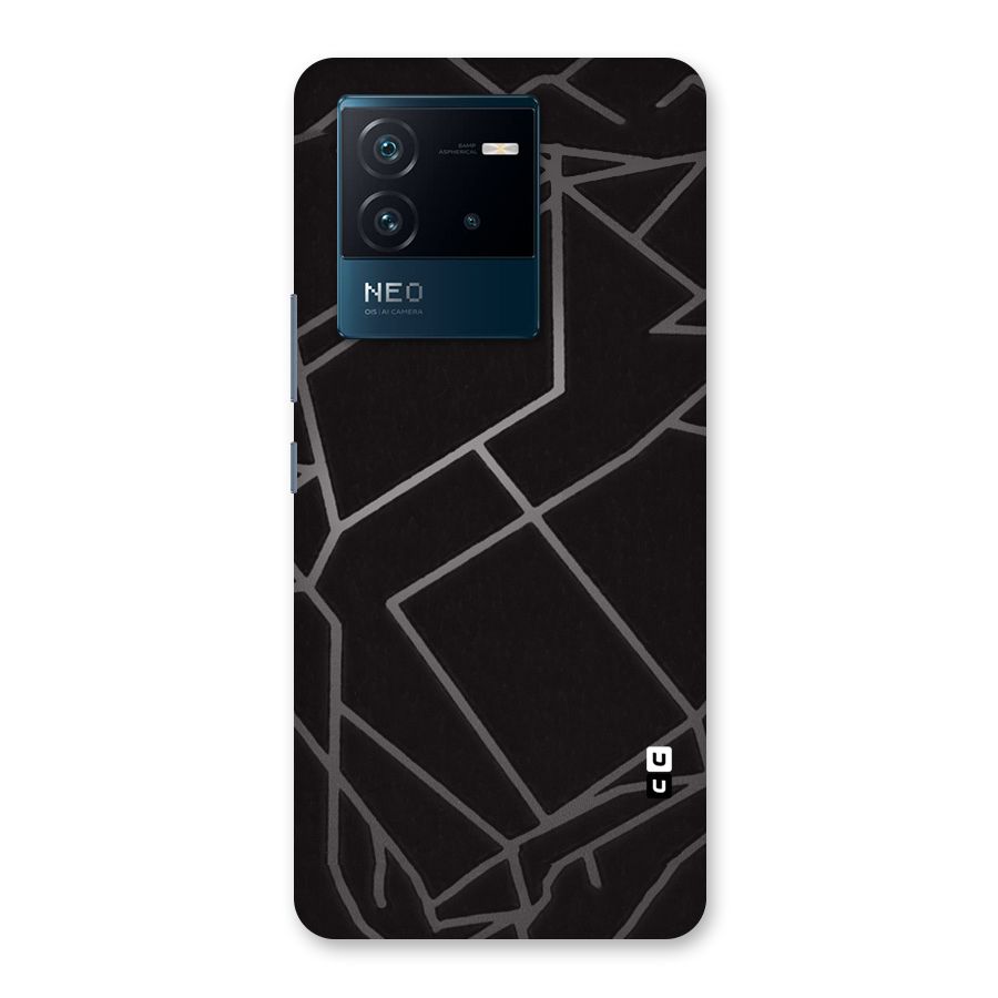 Silver Angle Design Back Case for Vivo iQOO Neo 6 5G