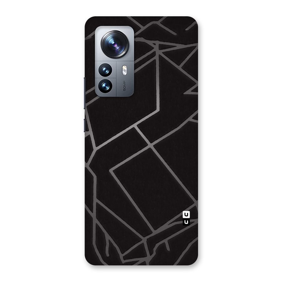 Silver Angle Design Back Case for Xiaomi 12 Pro
