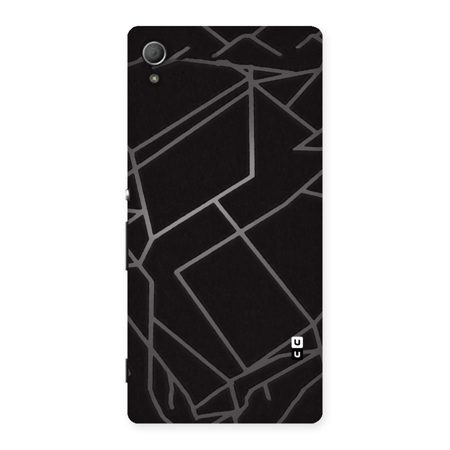 Silver Angle Design Back Case for Xperia Z3 Plus