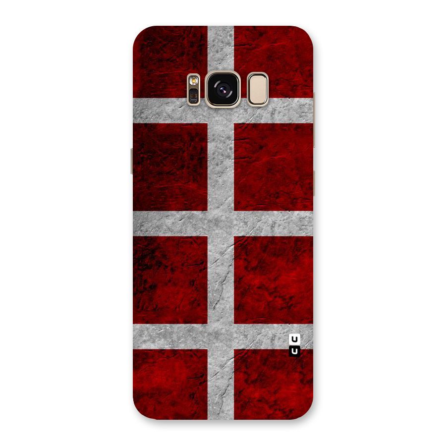Silver Lines Back Case for Galaxy S8