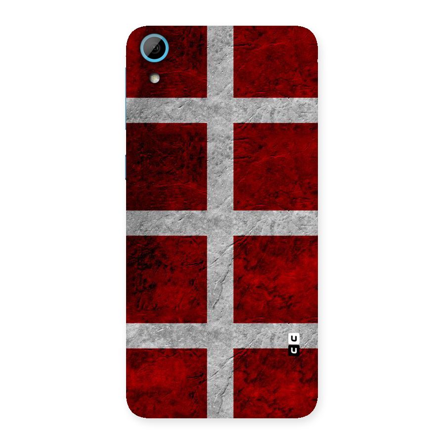 Silver Lines Back Case for HTC Desire 826