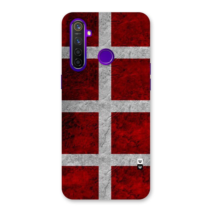 Silver Lines Back Case for Realme 5 Pro