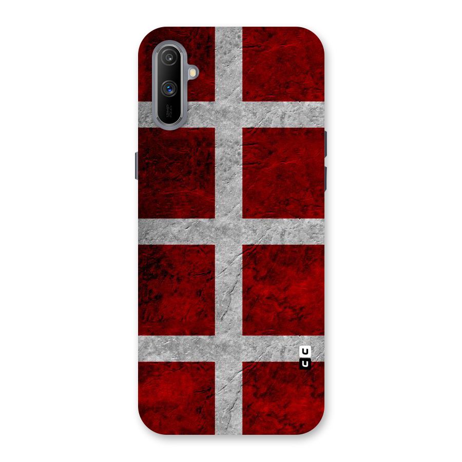 Silver Lines Back Case for Realme C3