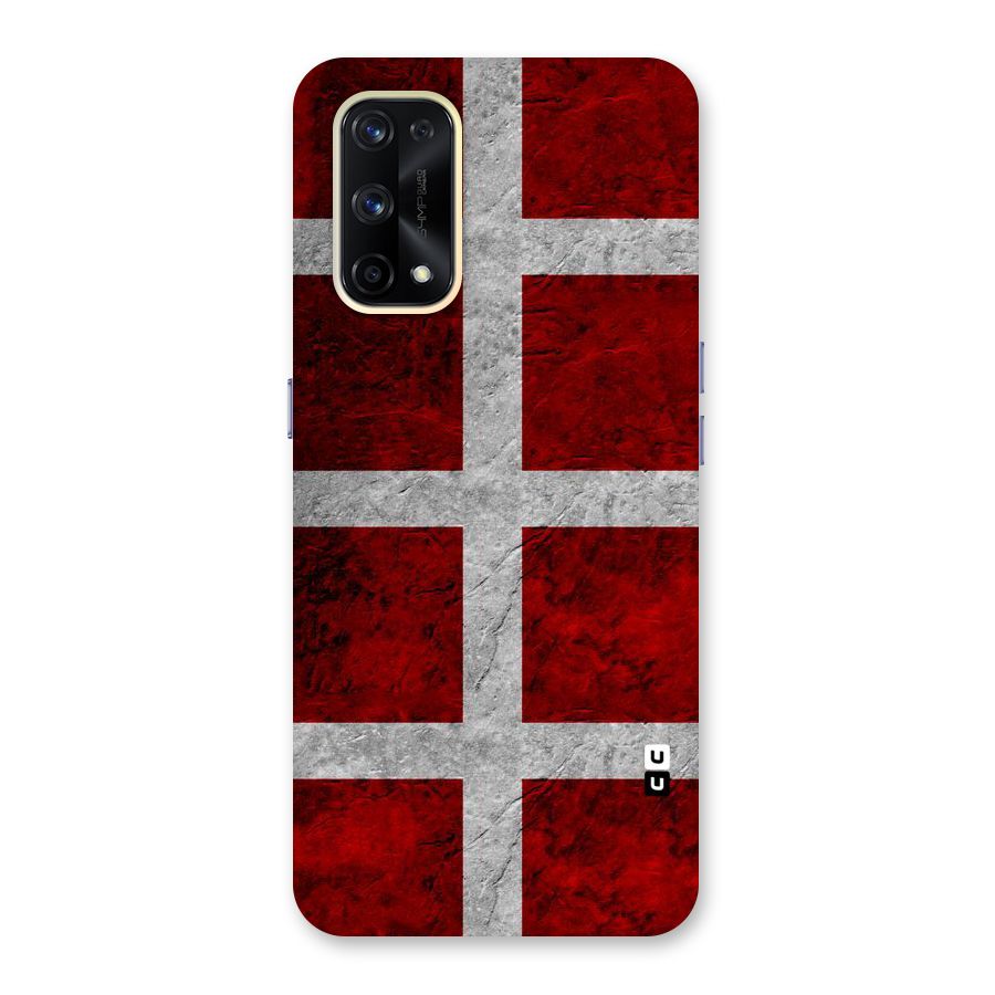 Silver Lines Glass Back Case for Realme X7 Pro