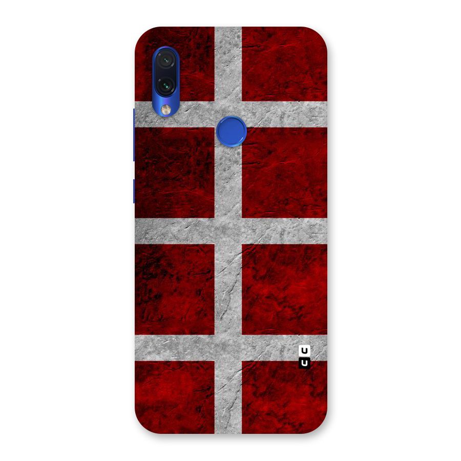Silver Lines Back Case for Redmi Note 7