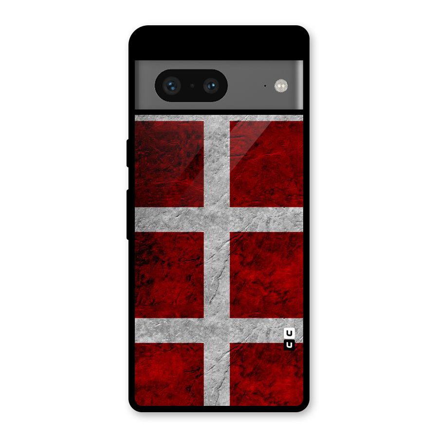 Silver Lines Glass Back Case for Google Pixel 7