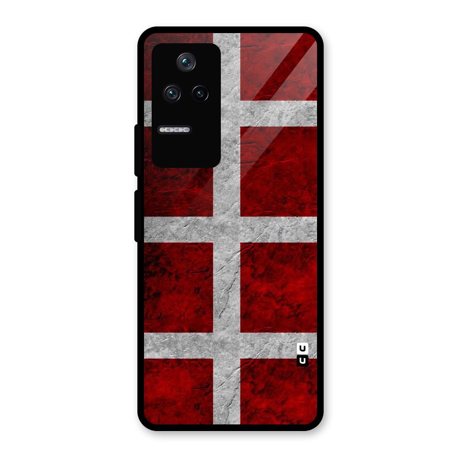 Silver Lines Glass Back Case for Poco F4 5G
