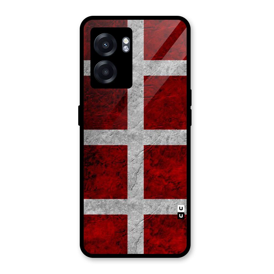 Silver Lines Glass Back Case for Realme Narzo 50 5G
