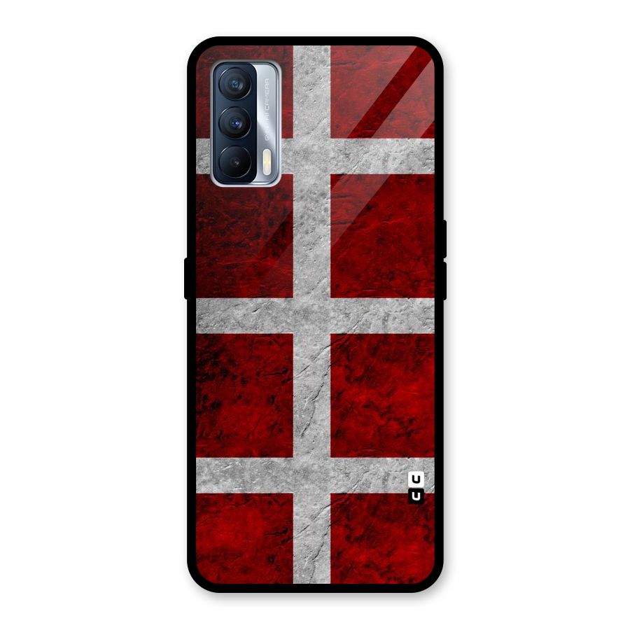 Silver Lines Glass Back Case for Realme X7