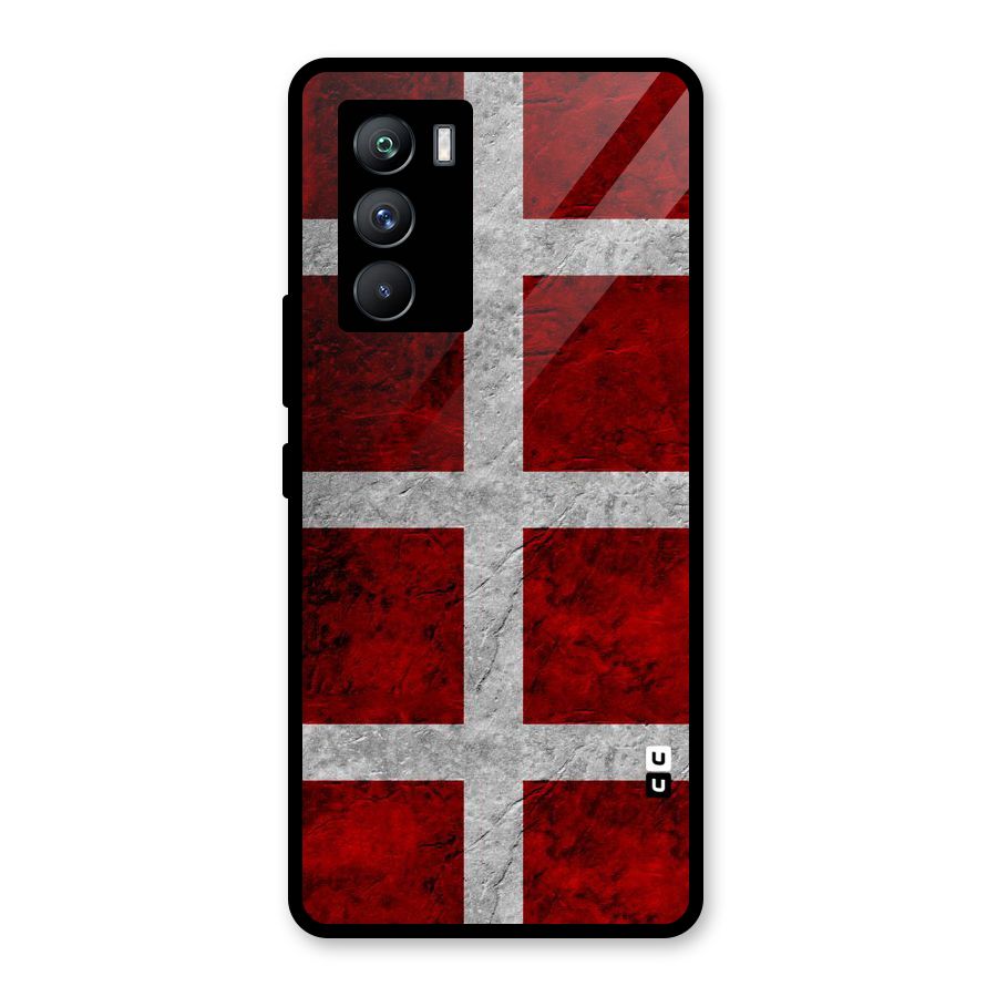 Silver Lines Glass Back Case for Vivo iQOO 9 SE