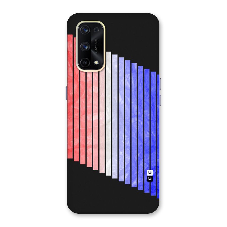 Simple Bars Glass Back Case for Realme X7 Pro