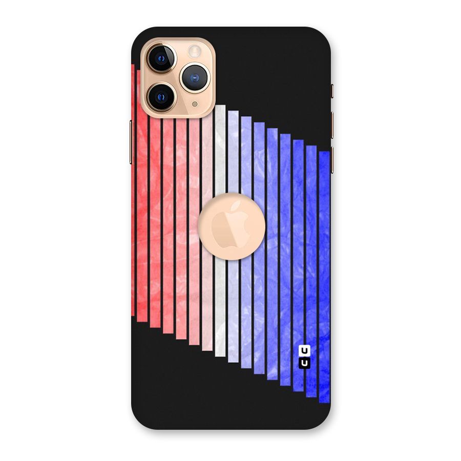 Simple Bars Back Case for iPhone 11 Pro Max Logo Cut