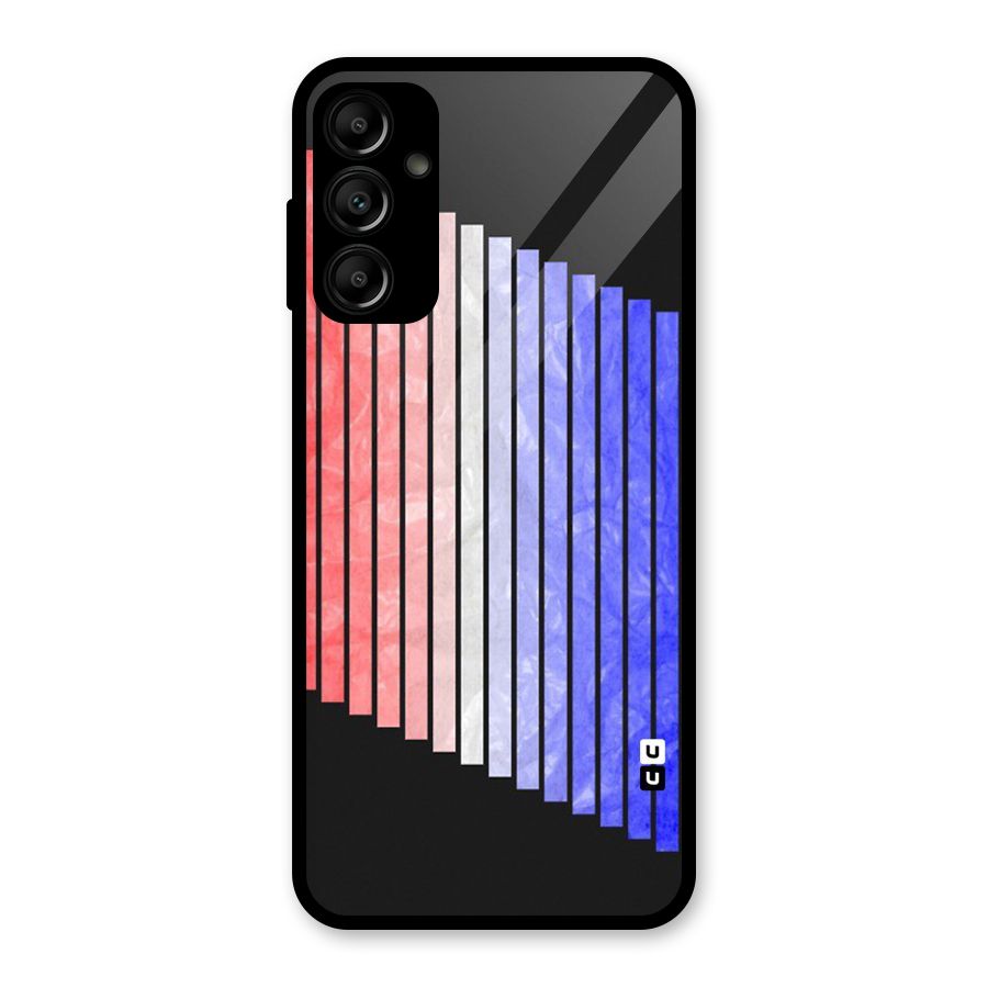 Simple Bars Glass Back Case for Galaxy A14 5G