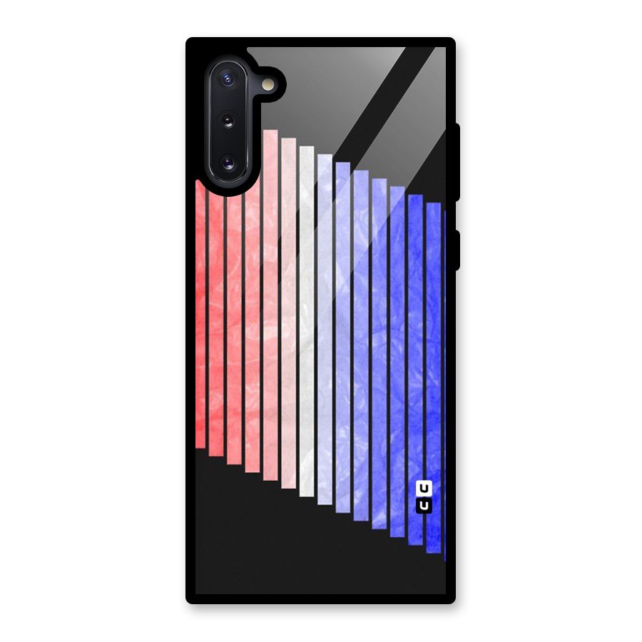 Simple Bars Glass Back Case for Galaxy Note 10
