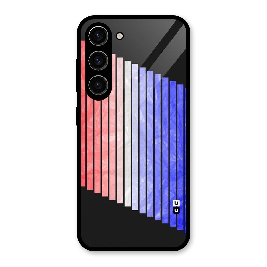 Simple Bars Glass Back Case for Galaxy S23