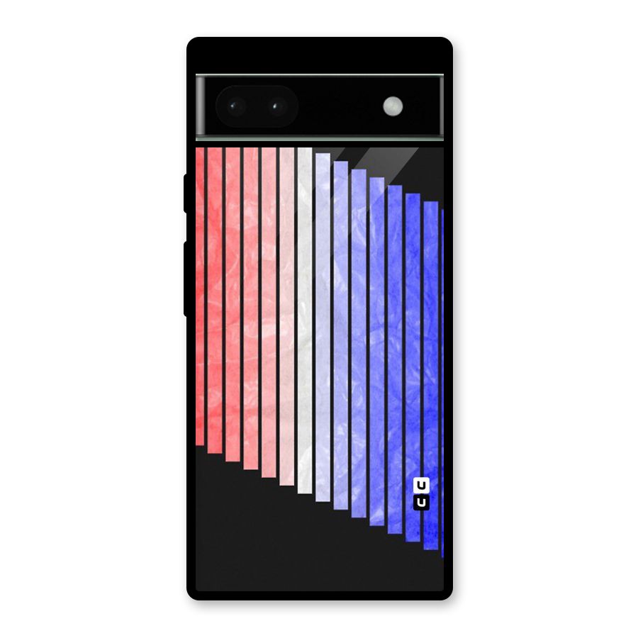 Simple Bars Glass Back Case for Google Pixel 6a